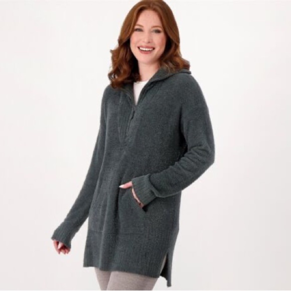 Barefoot Dream CozyChic Lite Half Zip Tunic